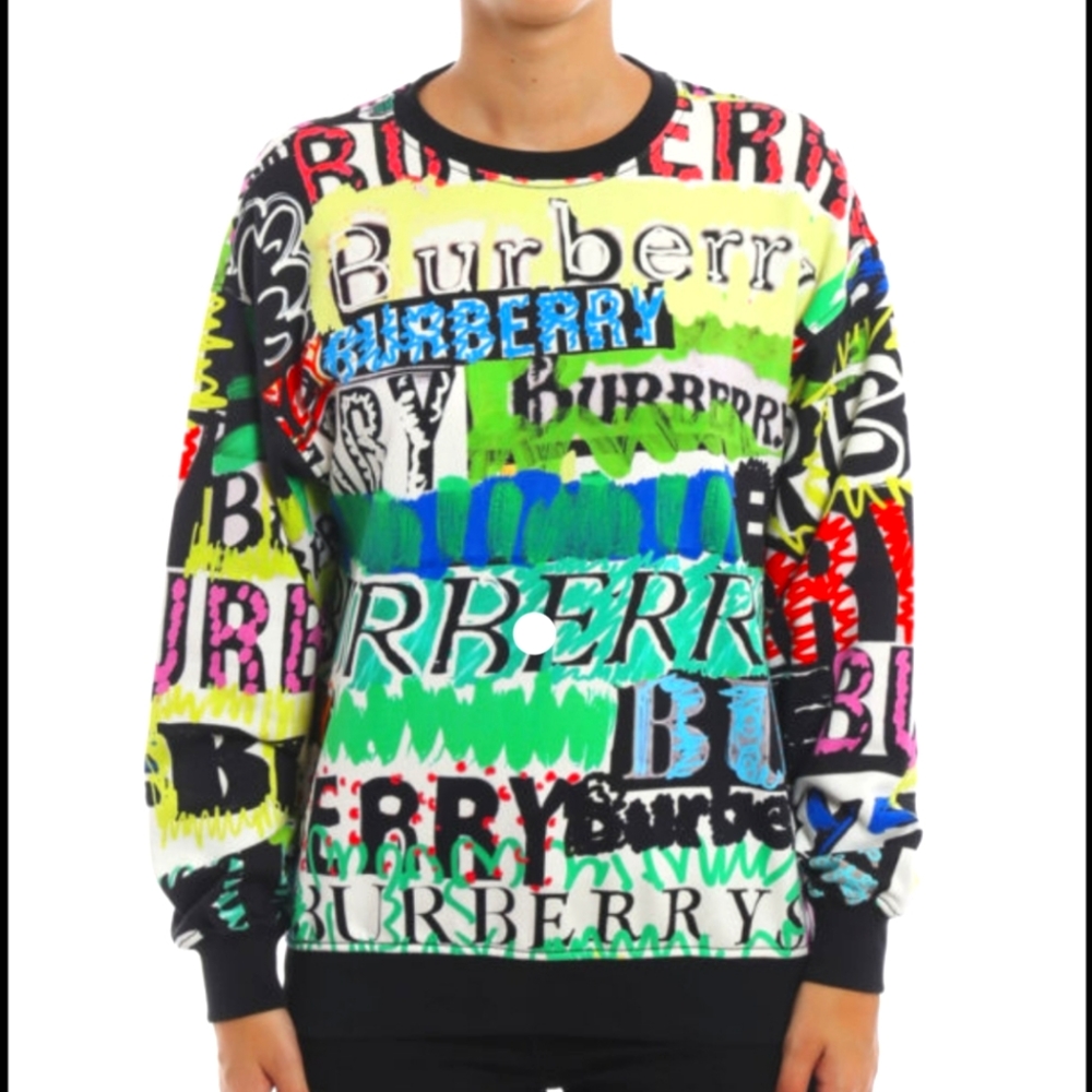 Women's Burberry Graffiti Sweater